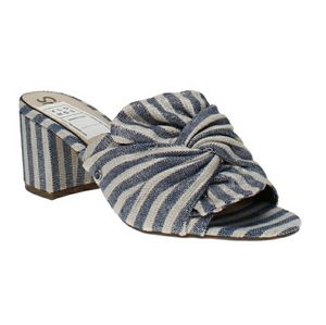 Circus by Sam Edelman Sahara Wrapped Striped Seersucker Mule